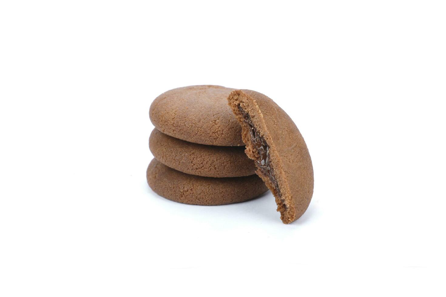 chocolate filled cookies photo
