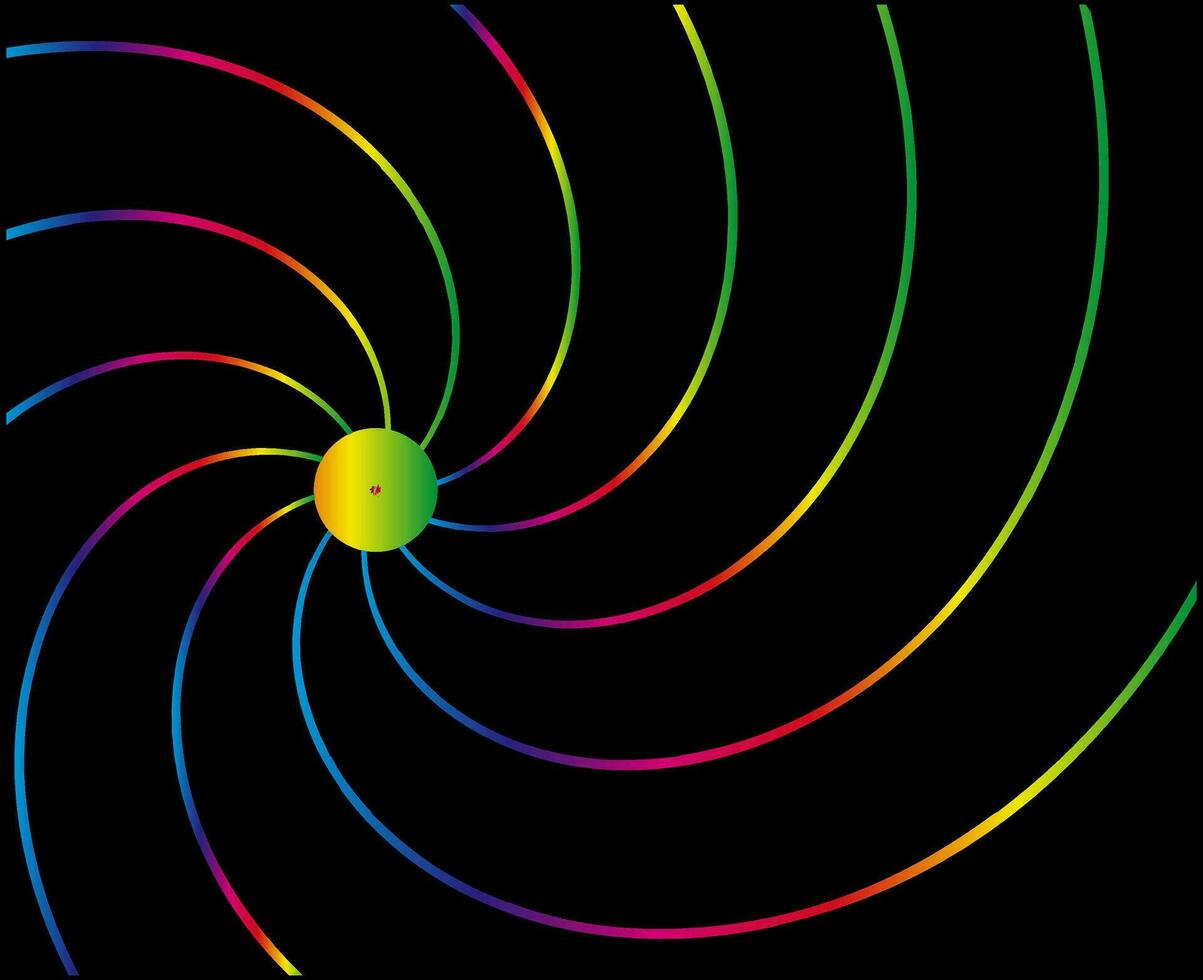 James rifled gun barrel grooves. Horizontal background, vector pattern, rifled channels.