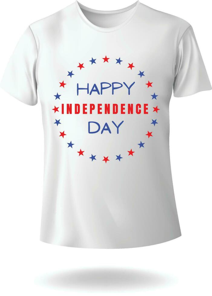 Happy Independence Day USA 4th of July Vector Typography T-shirt Design eps 10