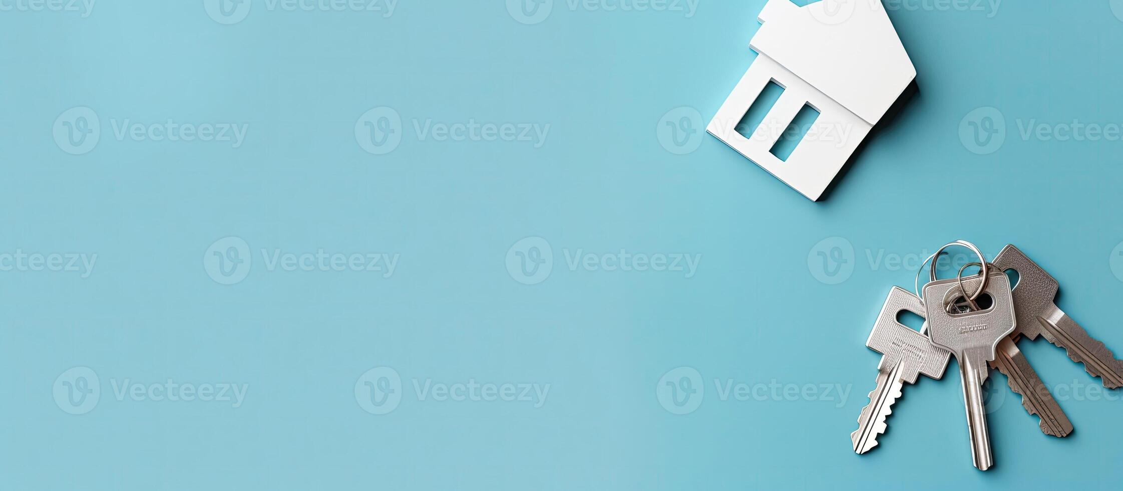 A bunch of keys sitting on top of a table created with technology photo