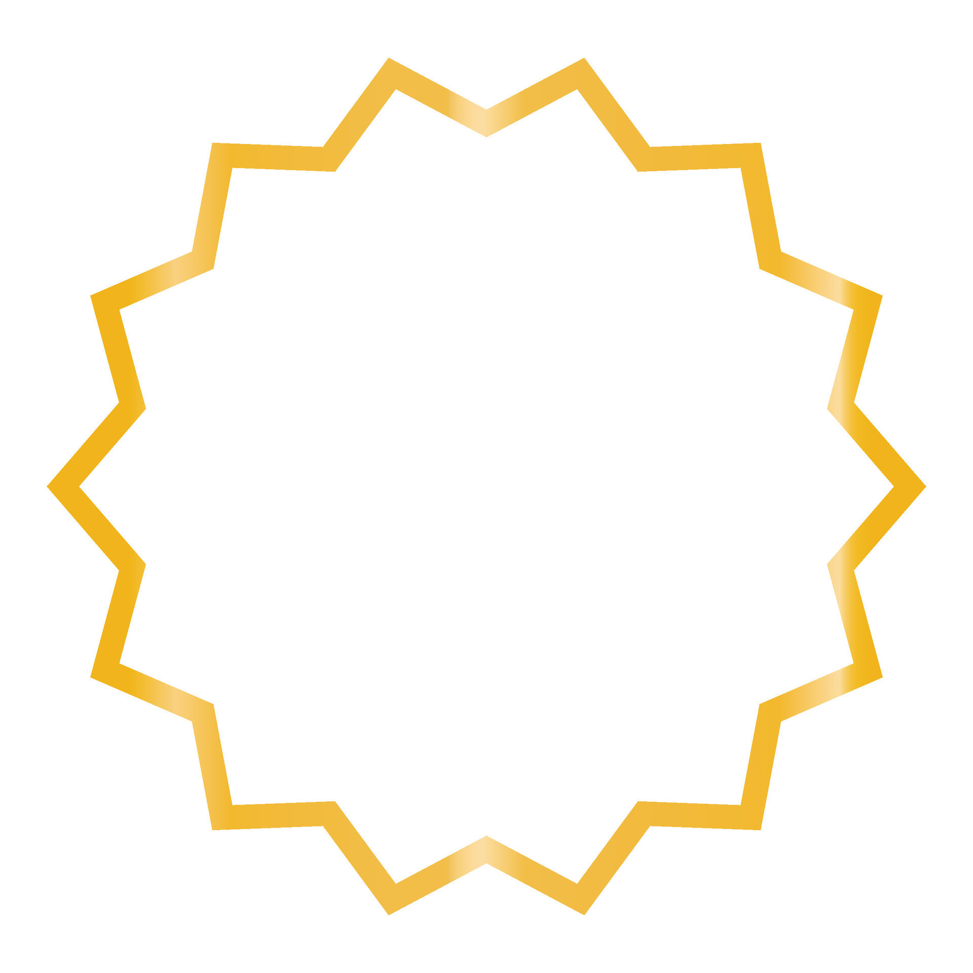 Set of gold frame isolated on white bg. Vector illustration 25374322