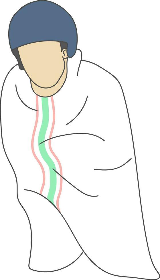 Balap Karung aka Traditional Game from Indonesia vector