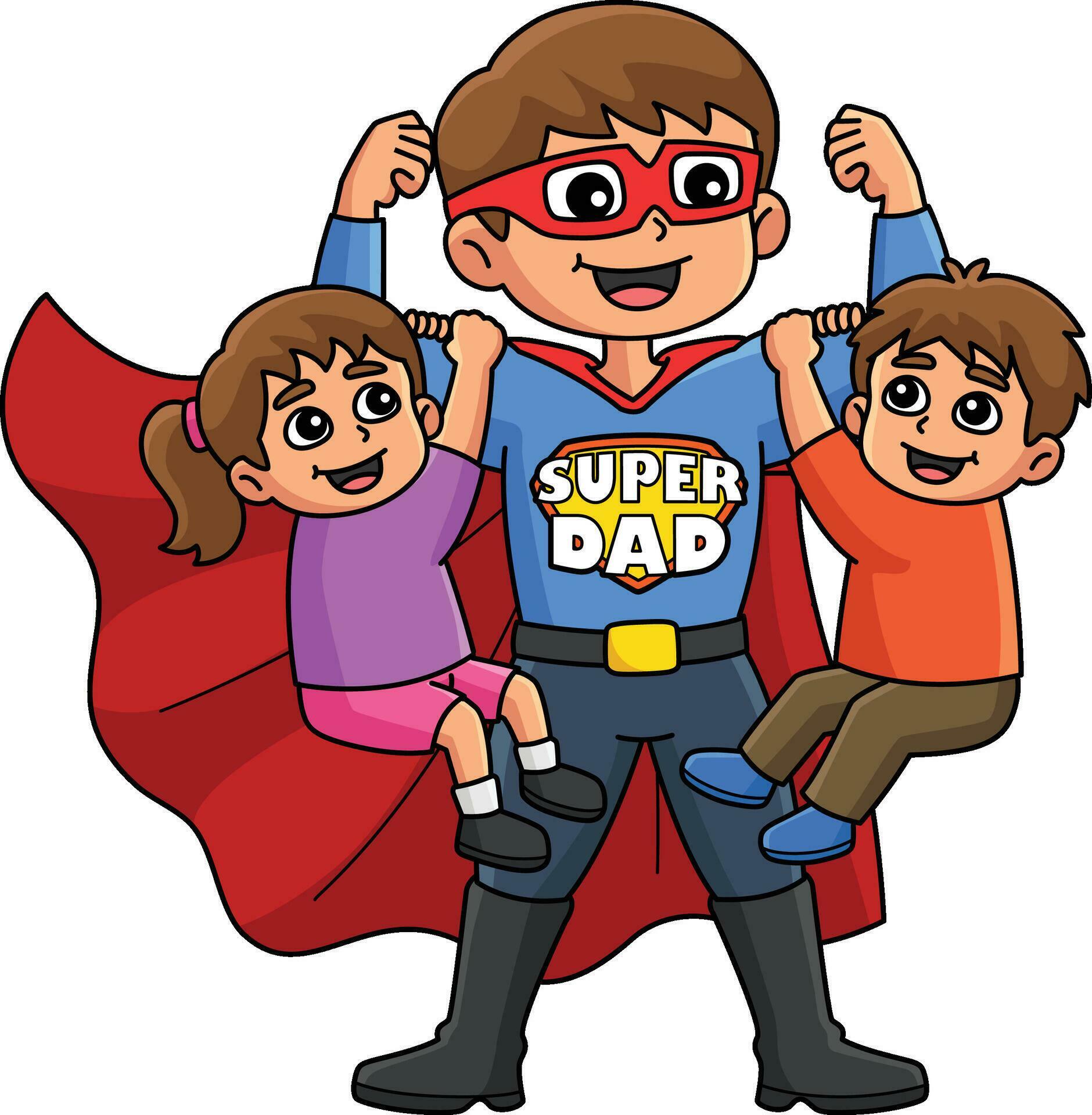 Fathers Day Super Dad Cartoon Colored Clipart 25374864 Vector Art at Fathers Day Super Dad Cartoon Colored Clipart 25374864 Vector Art at