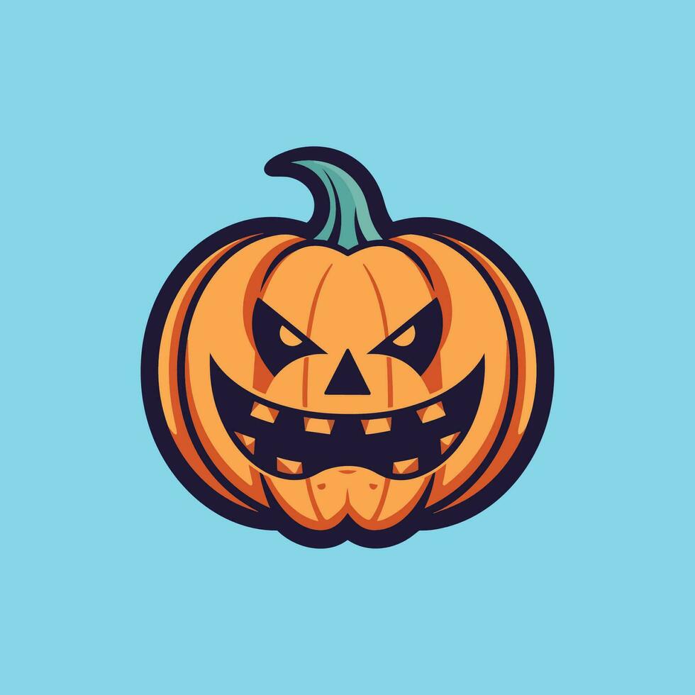 Halloween pumpkin vector illustration