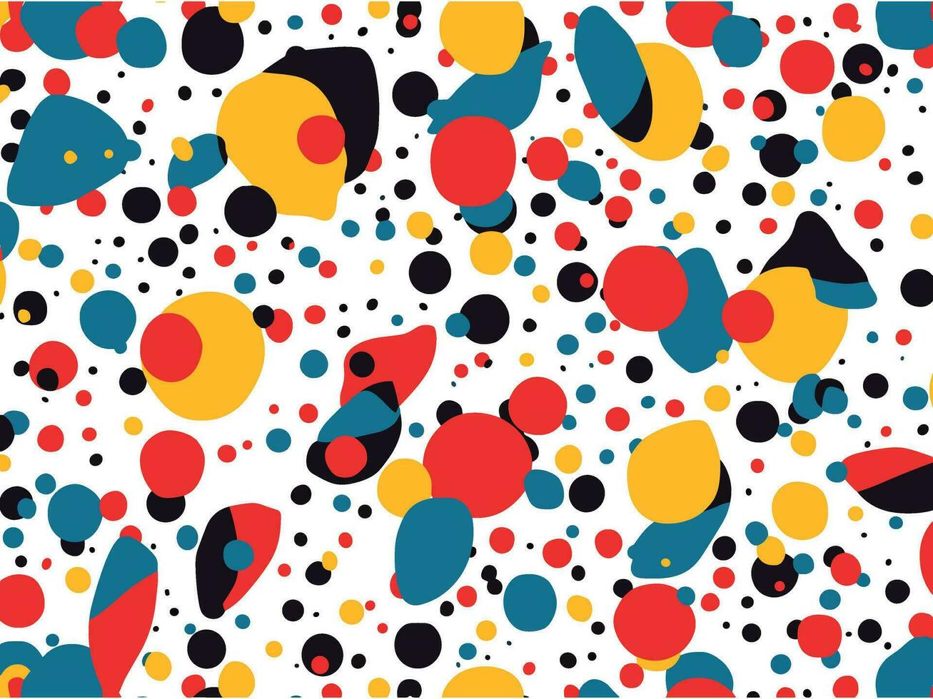 abstract colorful stylized confetti vector