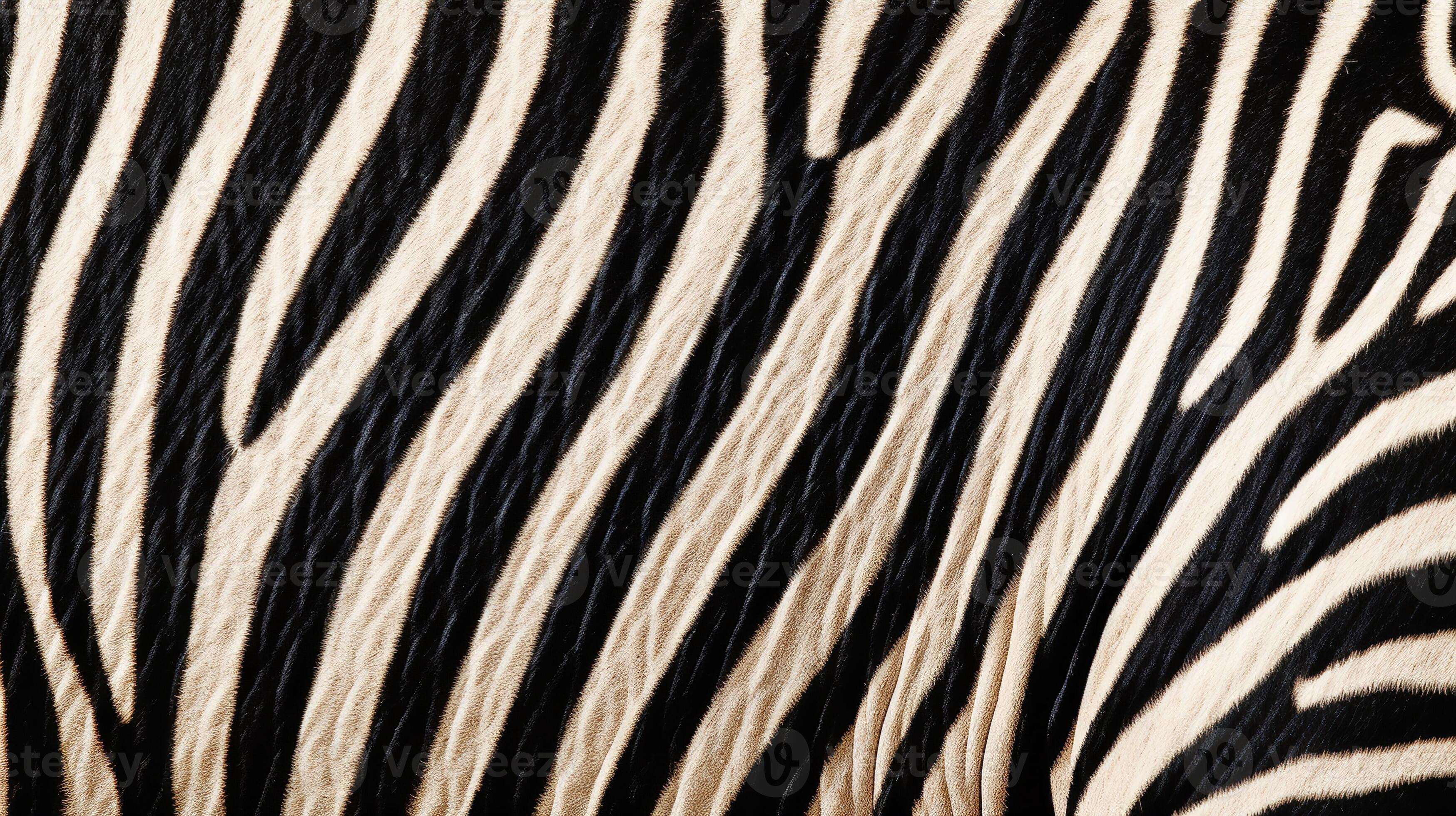 Exotic Zebra Skin Striped Pattern AI generated 25375261 Stock Photo at