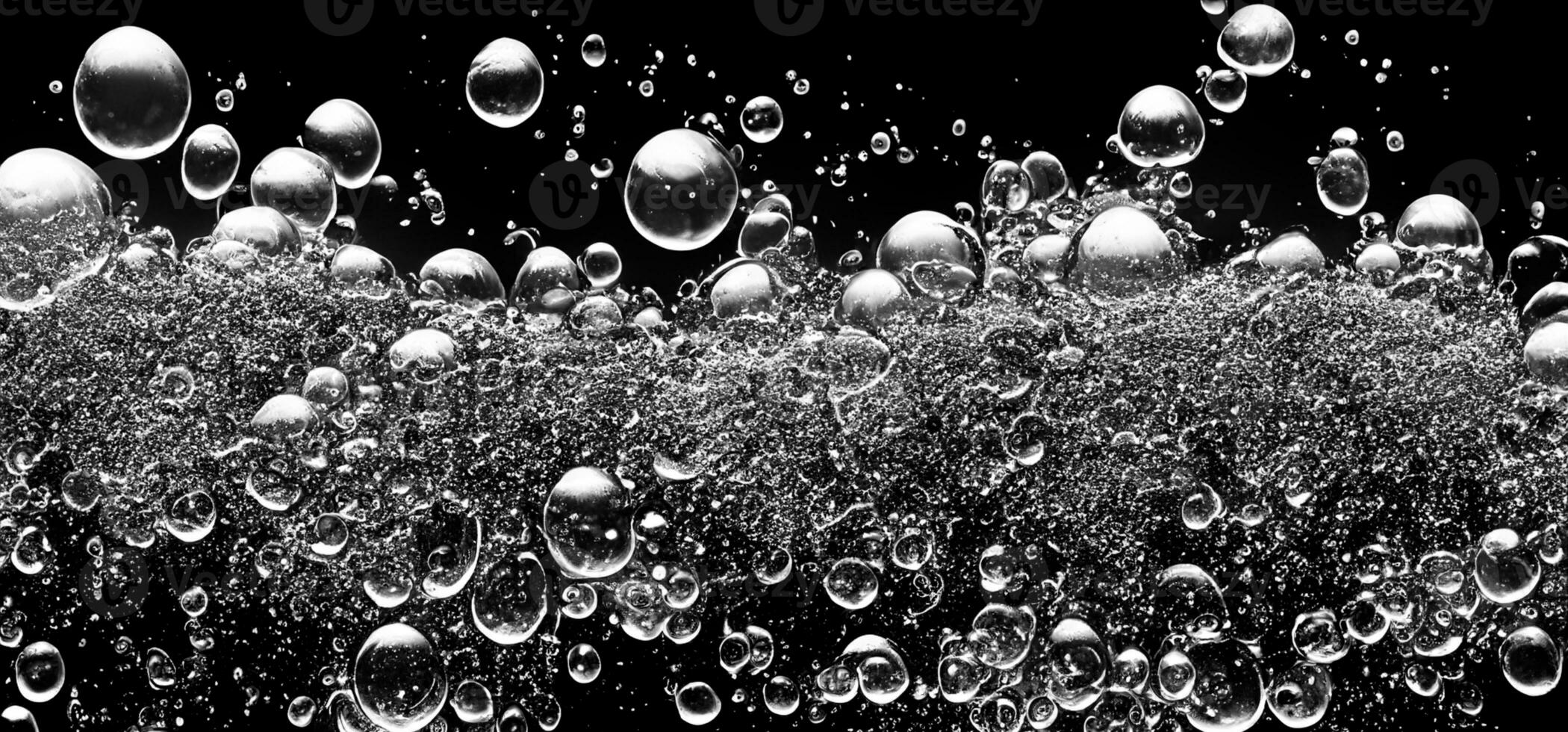 soda agua burbujas salpicaduras submarino en contra negro antecedentes. foto