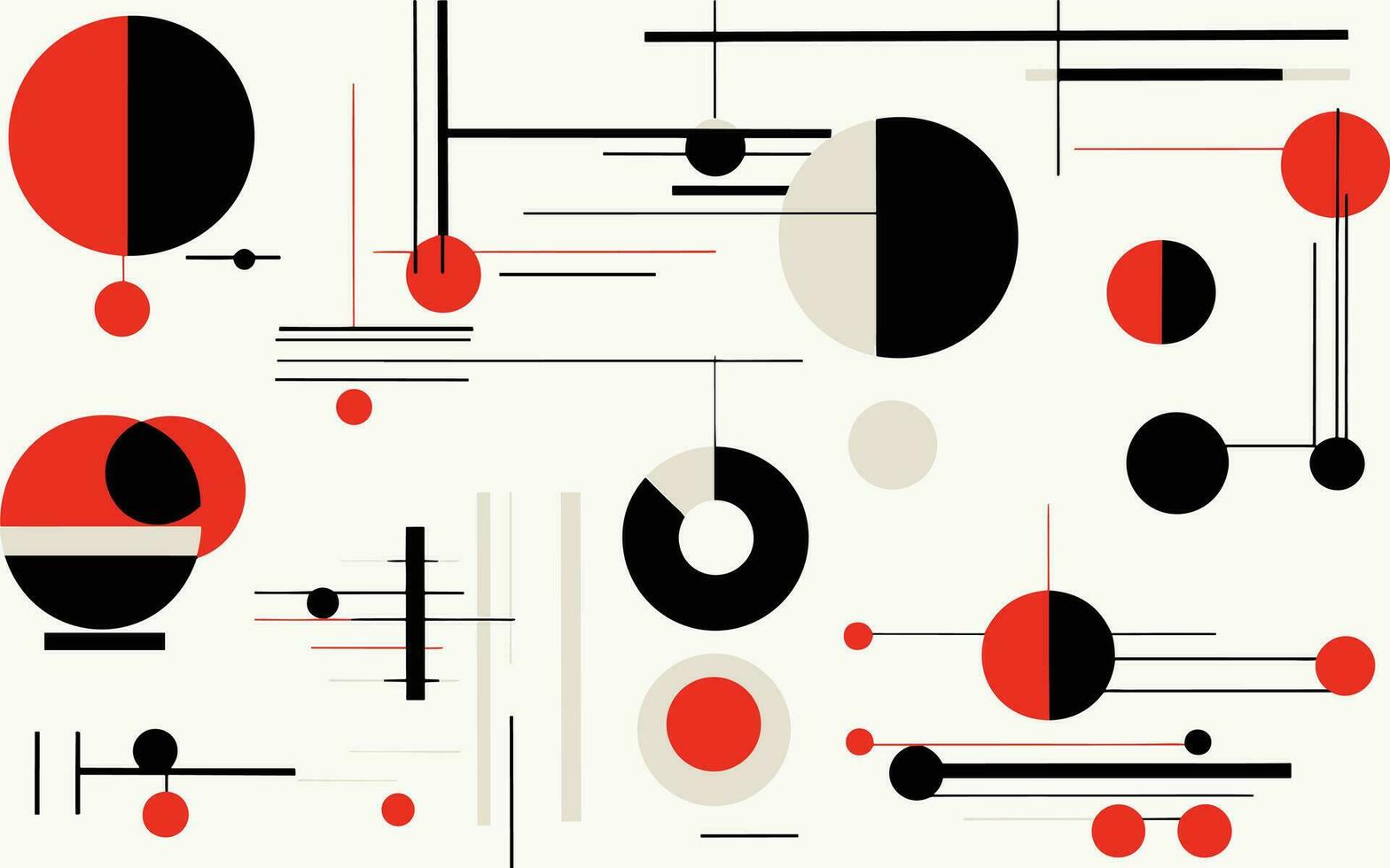 Bauhaus sencillez, negrita negro contornos, mecánico diseños, plano y gráfico, vector diseño precisionista, simplista vector arte, geométrico formas patrones