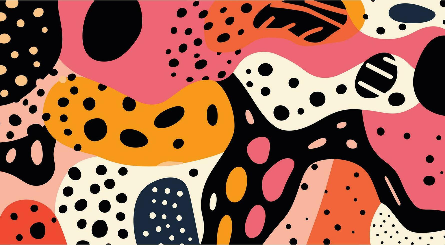 cute abstract patterns, colorful abstract patterns, abstract background, abstract patterns, abstract texture, abstract patterns, in the style of black and beige, playful pop art-inspired designs vector