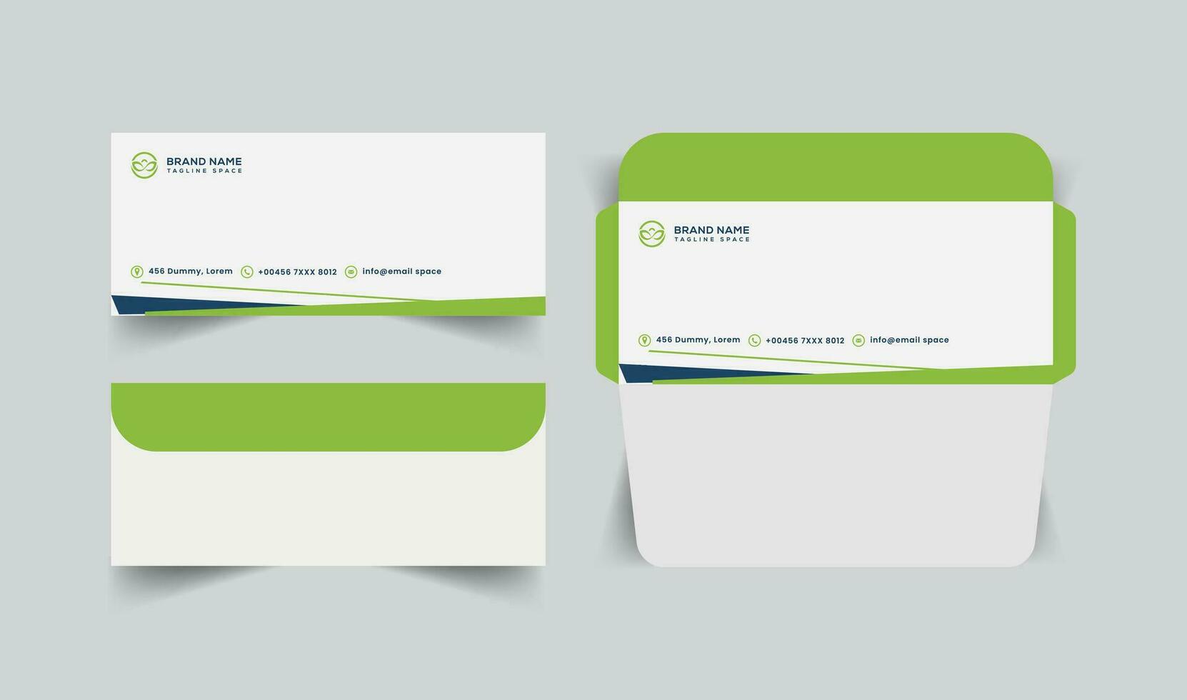 vector modern stylish envelope template design