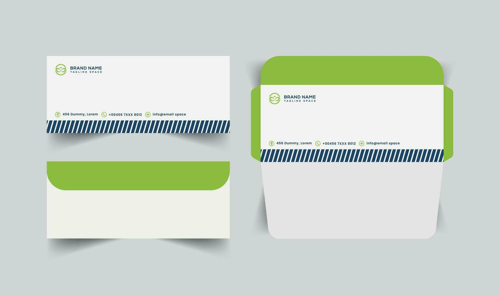 vector modern stylish envelope template design