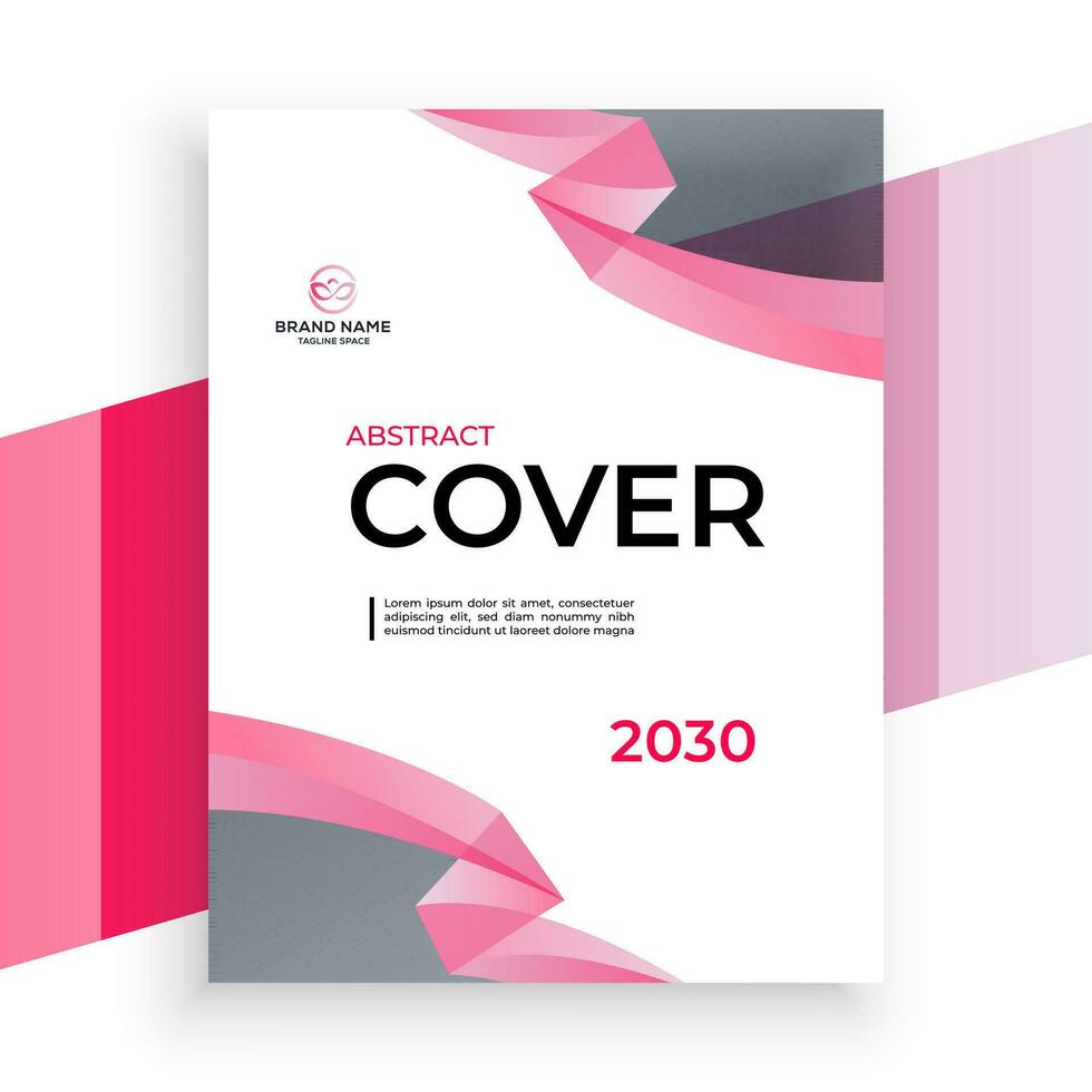 vector creative and  modern book cover design template