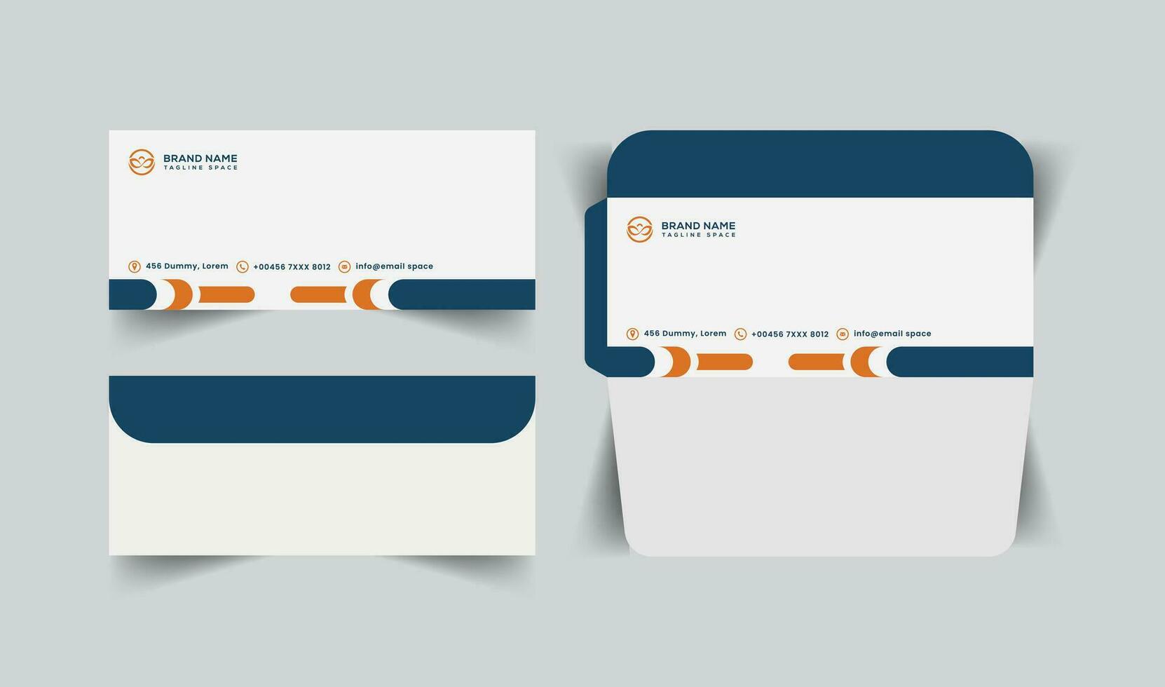 vector modern stylish envelope template design