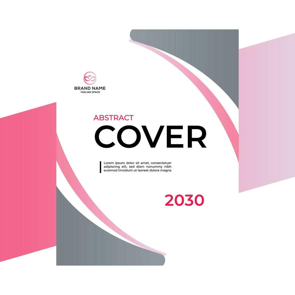 vector creative and  modern book cover design template