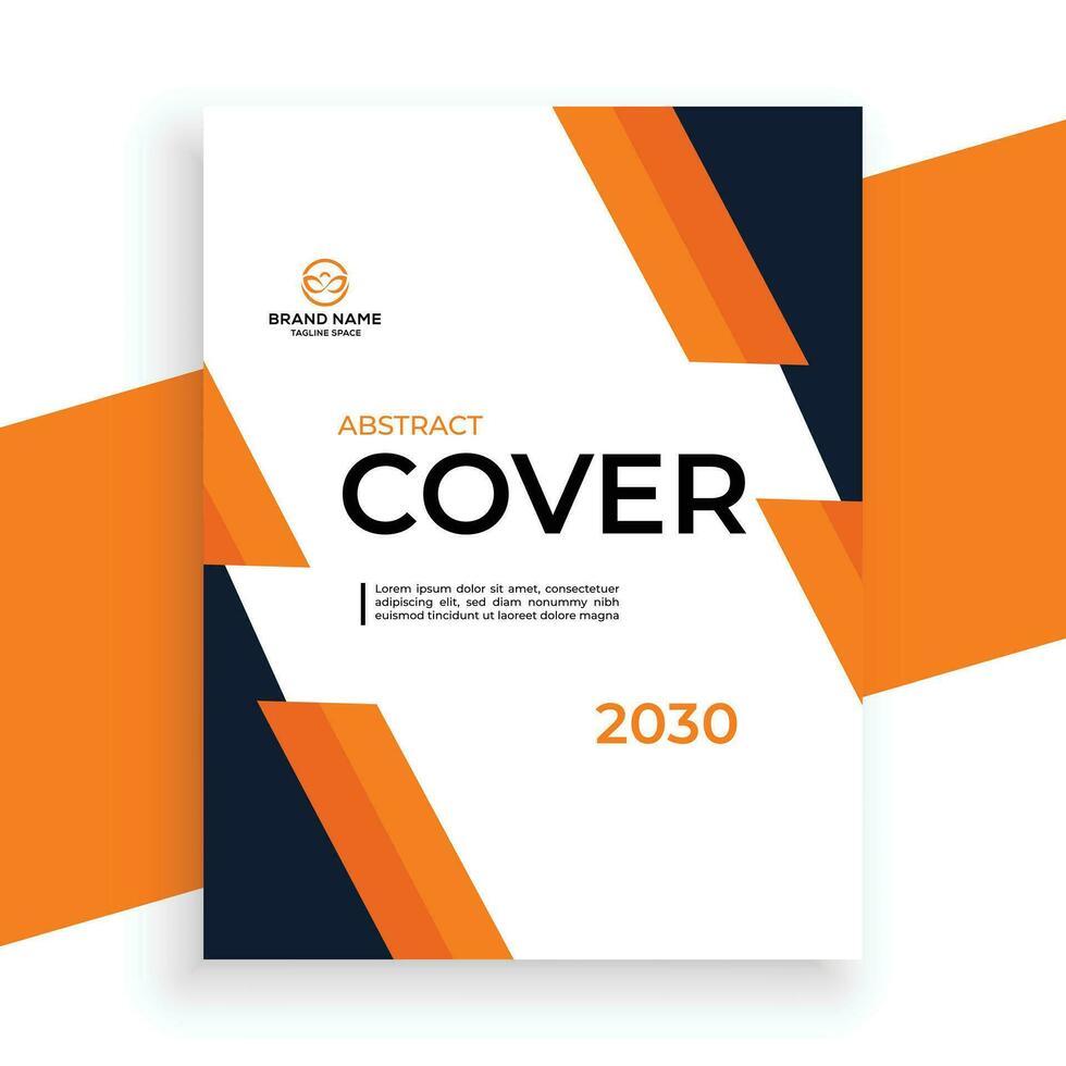 vector creative and  modern book cover design template