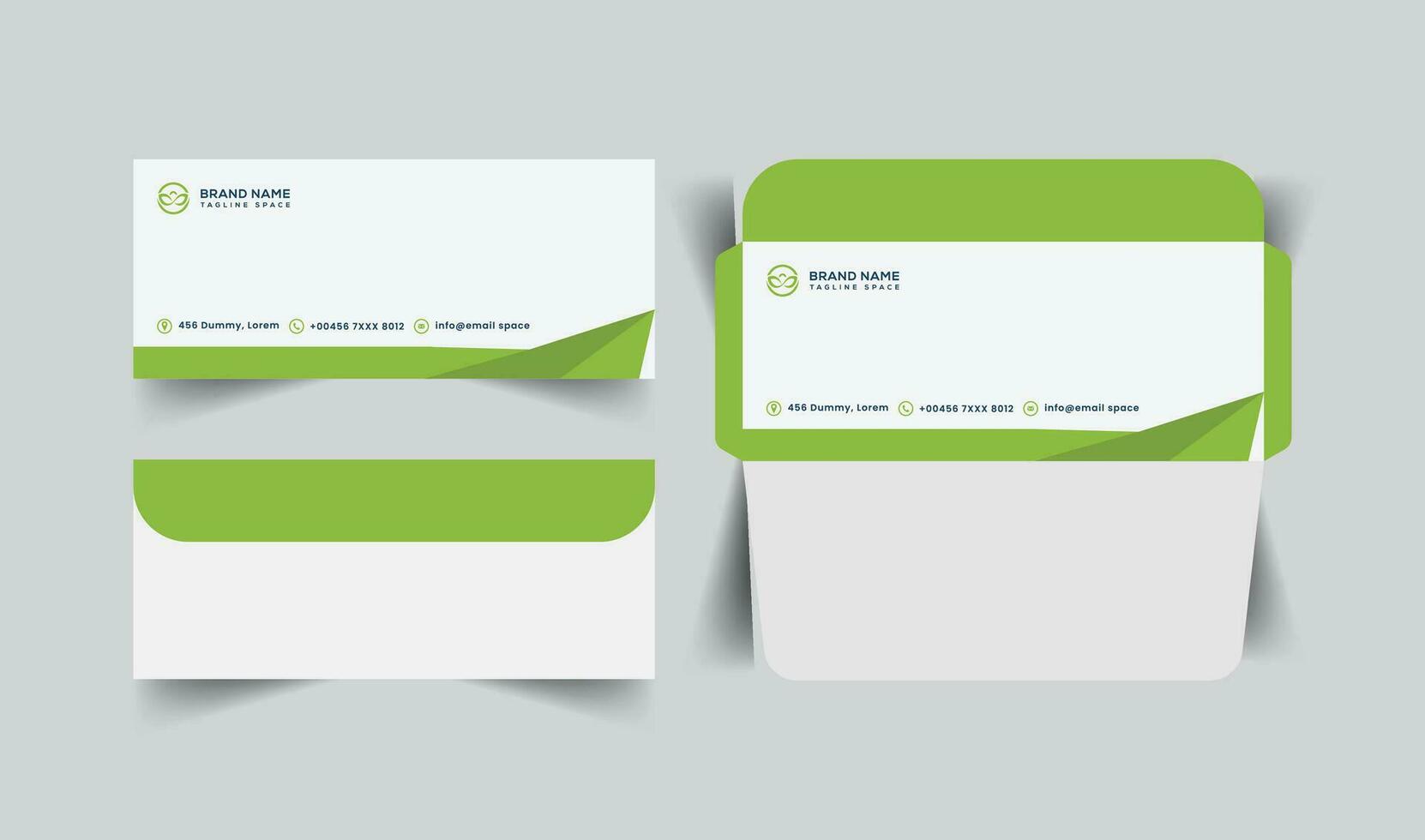 vector modern stylish envelope template design