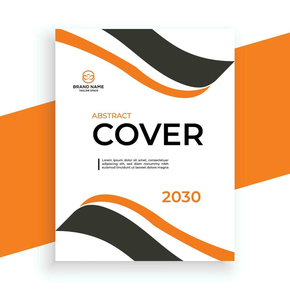 vector creative and  modern book cover design template