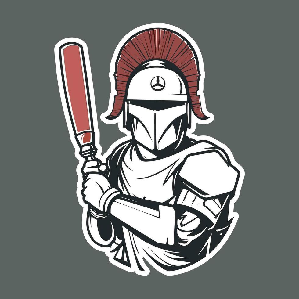Modern Charismatic Knight Leader Logo vector