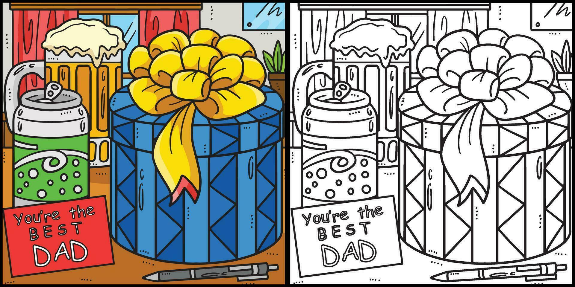 Fathers Day Youre the Best Dad Illustration 25376311 Vector Art at Vecteezy