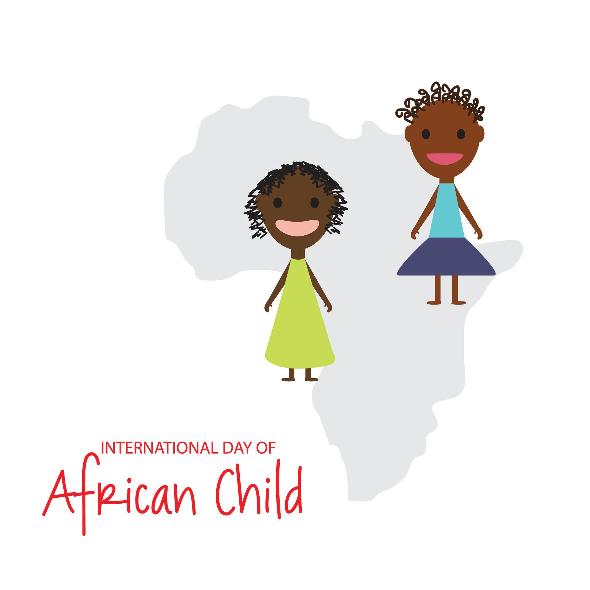 Vector illustration of a Background for International Day Of African