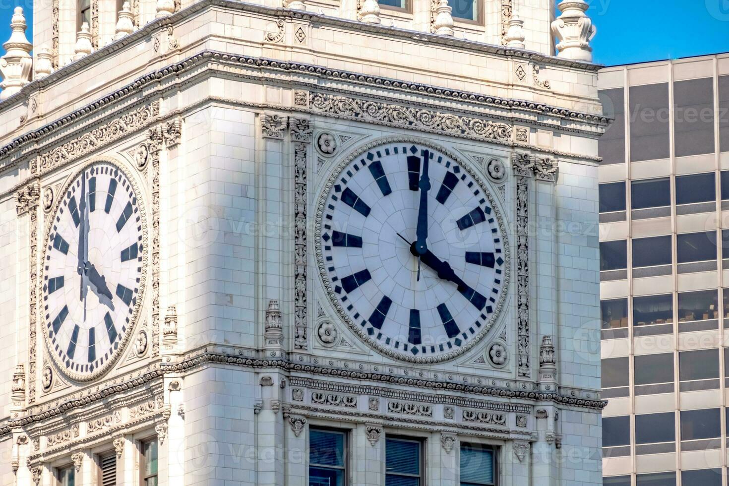 Chicago Illinois downtown scenes and architecture photo