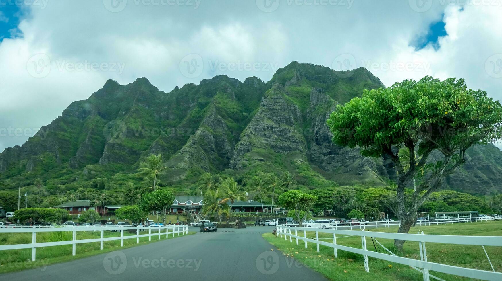 street scenes on island of oahu hawaii photo