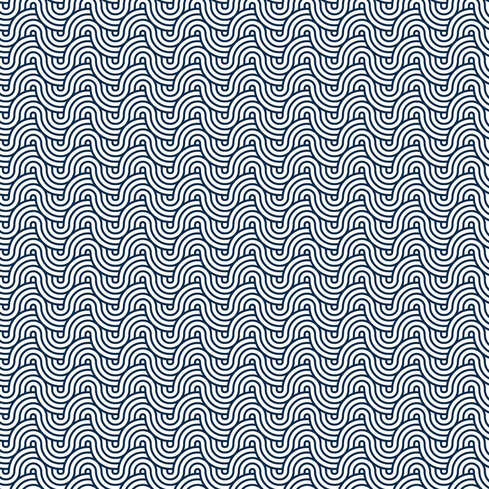 abstract background with a japanese themed wave pattern vector