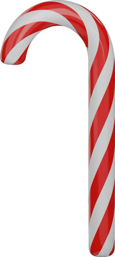 3d candy cane vector