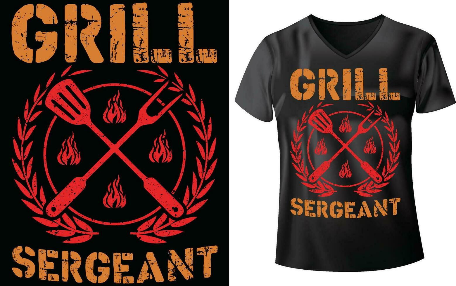 BBQ PARTY T-SHIRT DESIGN vector