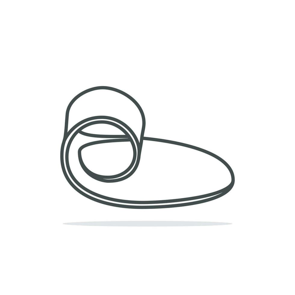 Comfortable Orthotics Shoe Insole Pair, Arch Supports vector illustration. Fashion object icon concept.