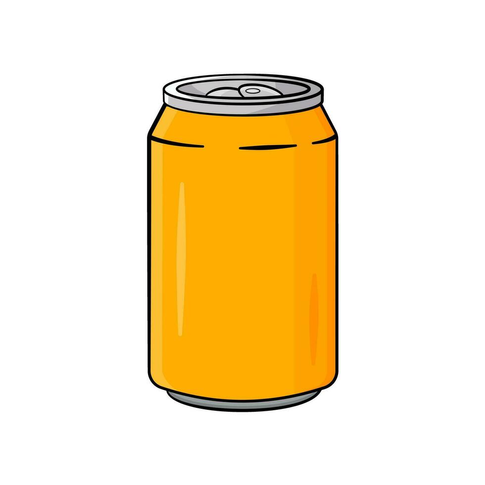 naranja poder. dibujos animados vector