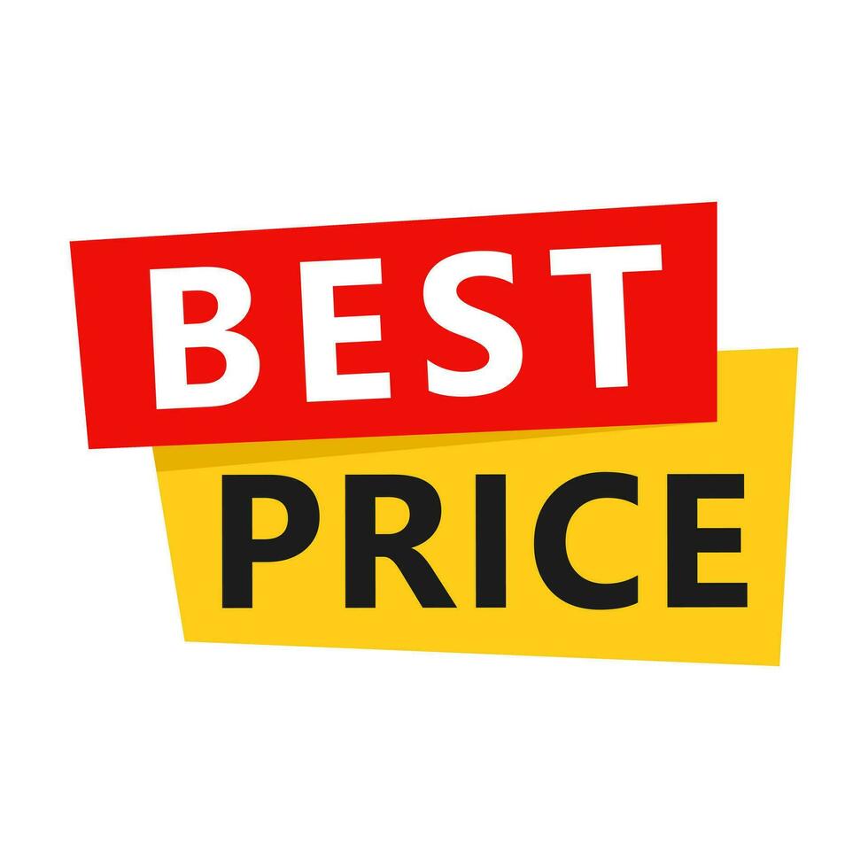 Best Price sale label vector