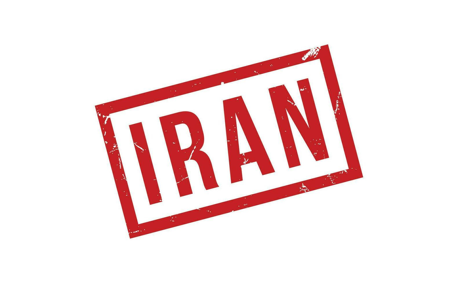 Iran Rubber Stamp Seal Vector