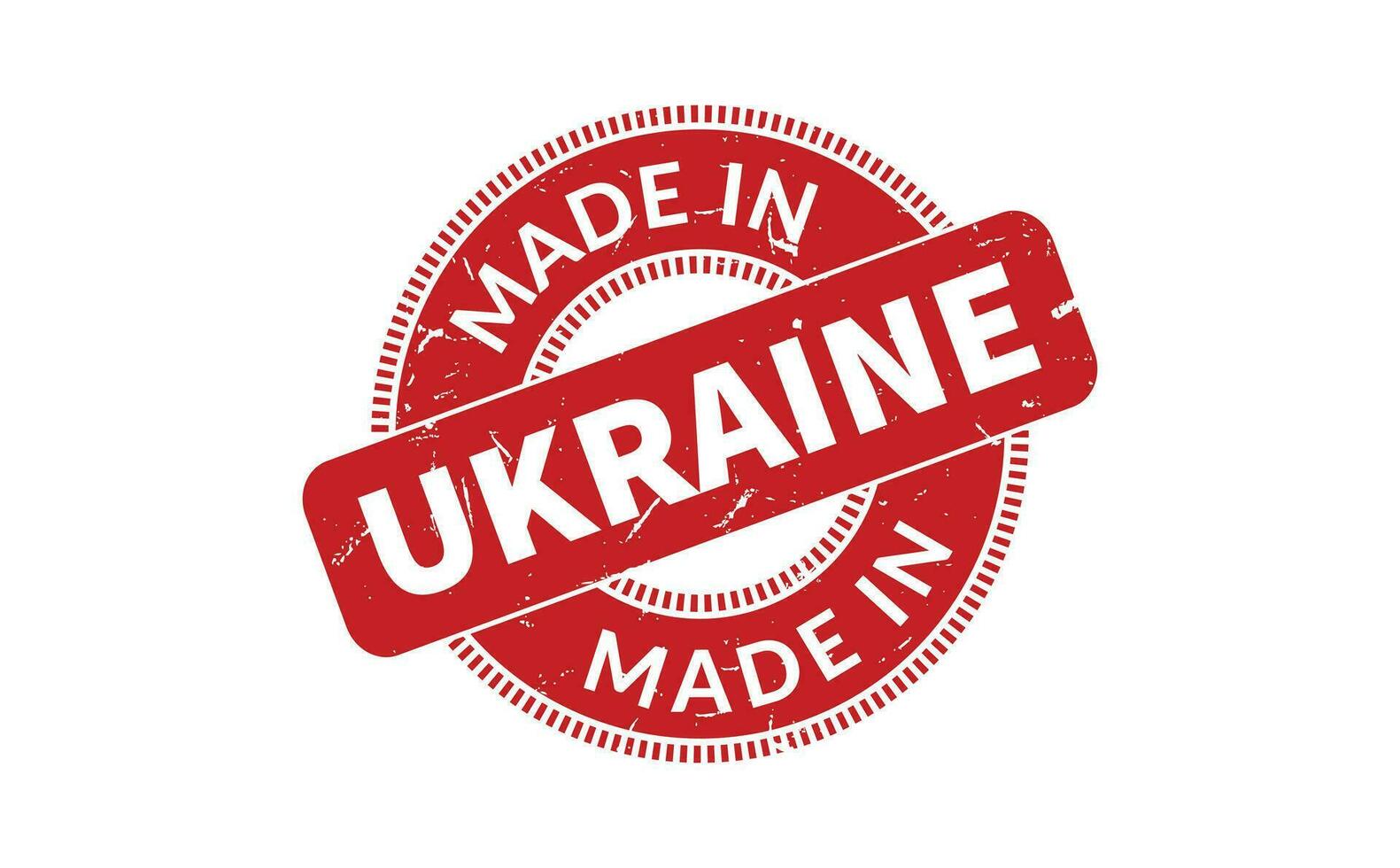 Made In Ukraine Rubber Stamp vector