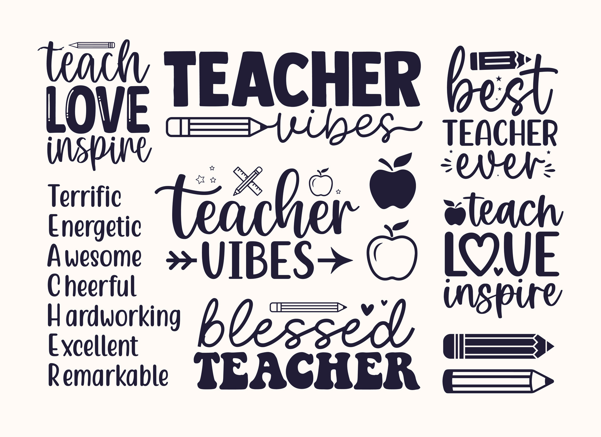 Back to school typography text with love heart Vector Image