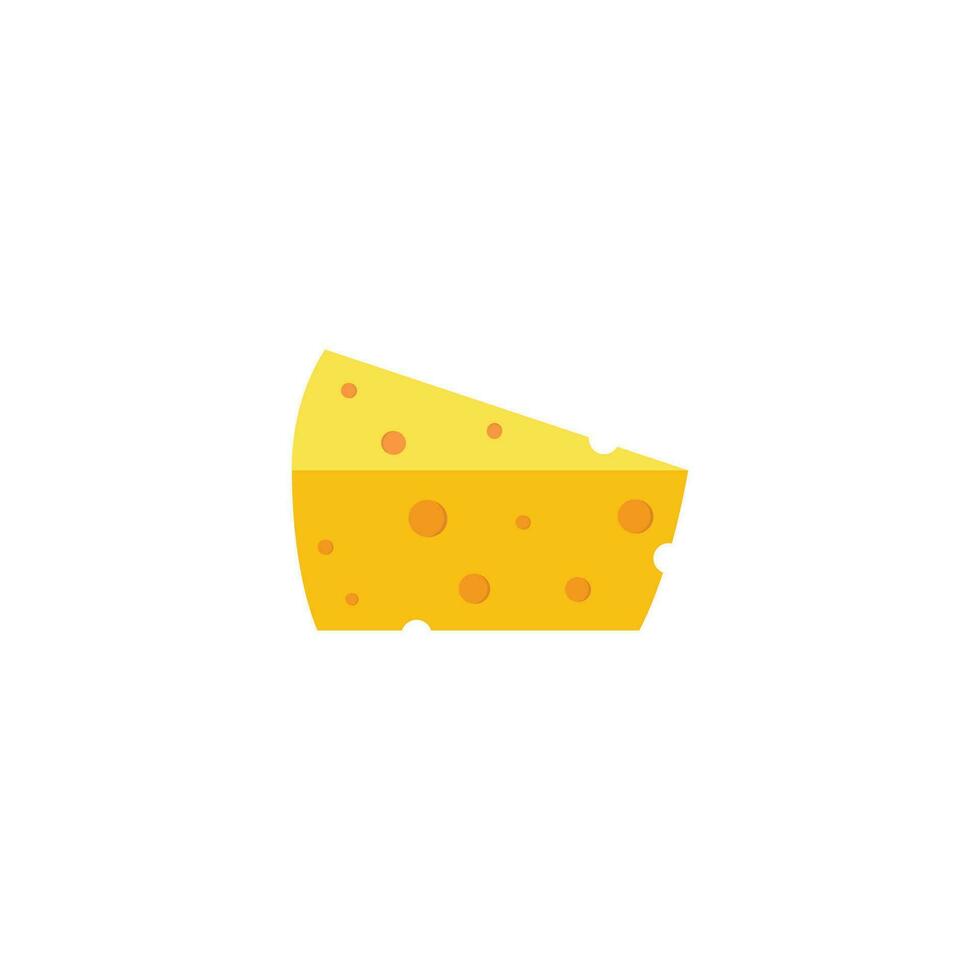 queso logo modelo con vector concepto