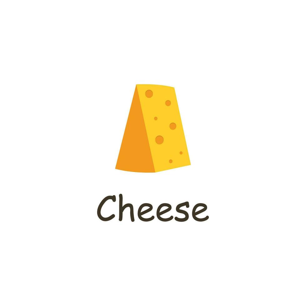 Cheese Logo Template with Vector Concept