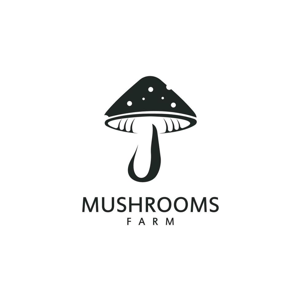 Mushroom Logo Template Vector Illustration 25378301 Vector Art at Vecteezy