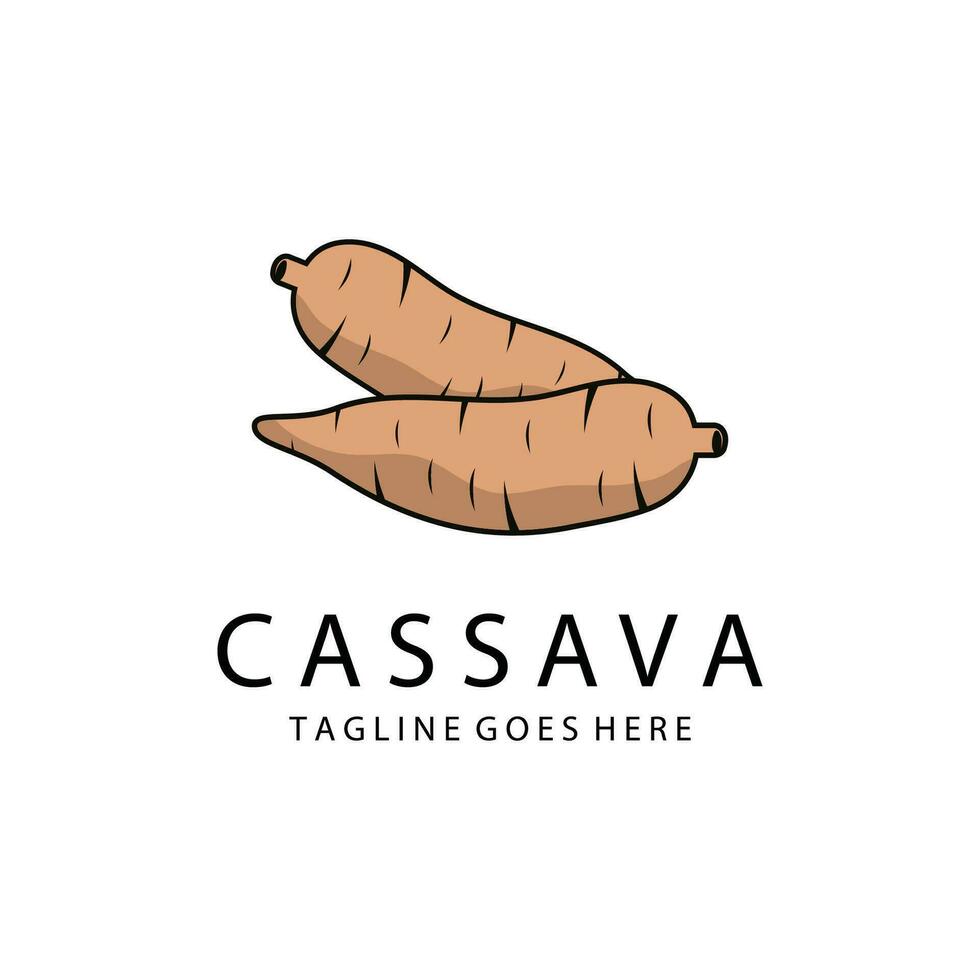 Cassava Graphic Design Illustration Vector