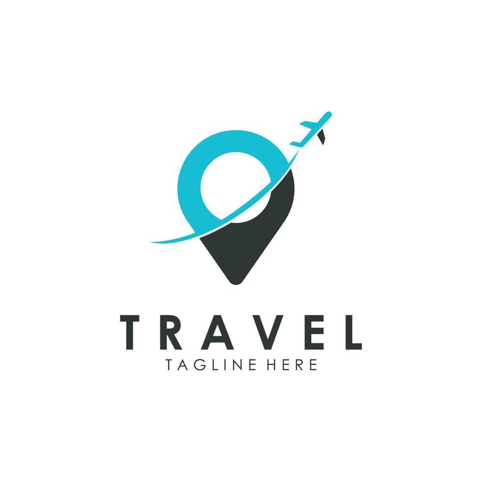 Airplane or Travel Agency Logo Template vector