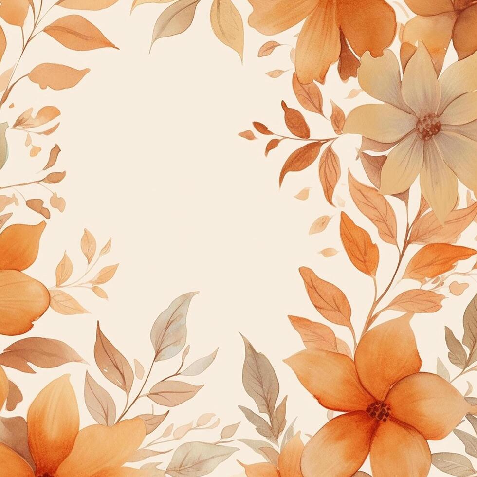 Watercolor Floral Flower Design, Flower Sublimation Floral Clipart, Wedding Decoration, photo