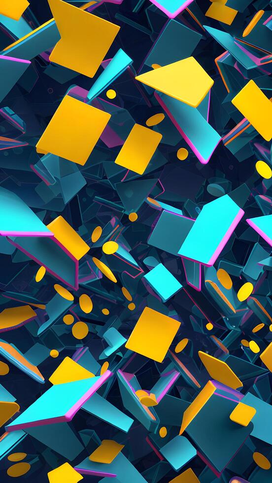 Creative modern design interface abstract background created with technology photo