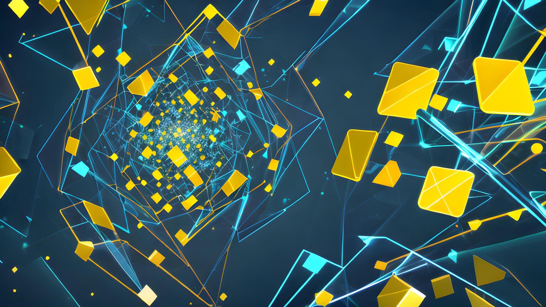 Creative modern design interface abstract background created with technology photo