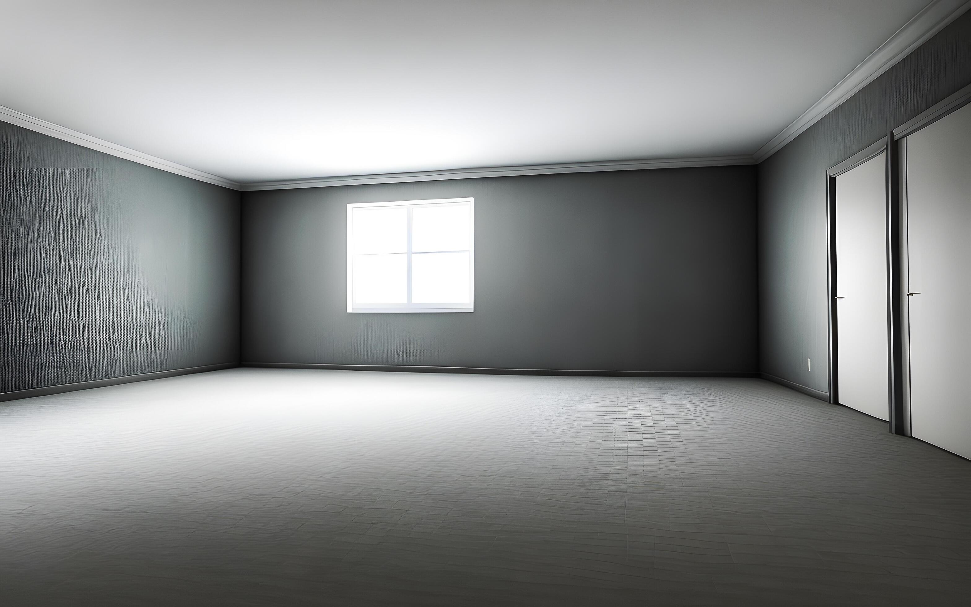 Indoor interior empty space room background created with technology