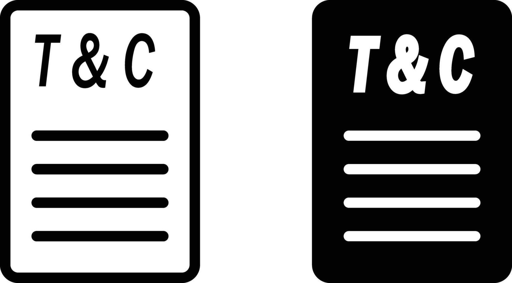 Terms and conditions icon sheet, simple trendy flat style line and 