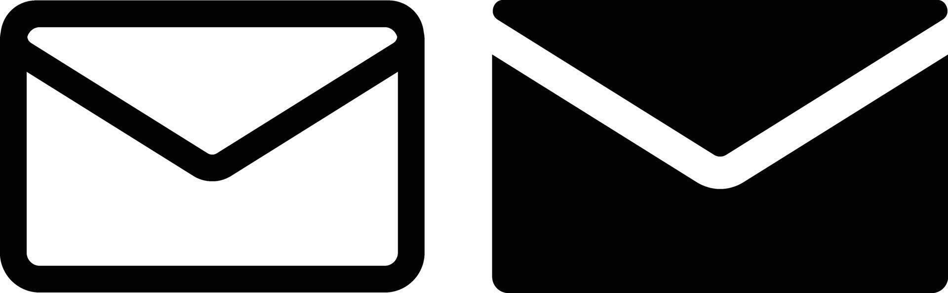 Email icon sheet, simple trendy flat style line and solid Isolated vector illustration on white background. For apps, logo, websites, symbol , UI, UX, graphic and web design. EPS 10.