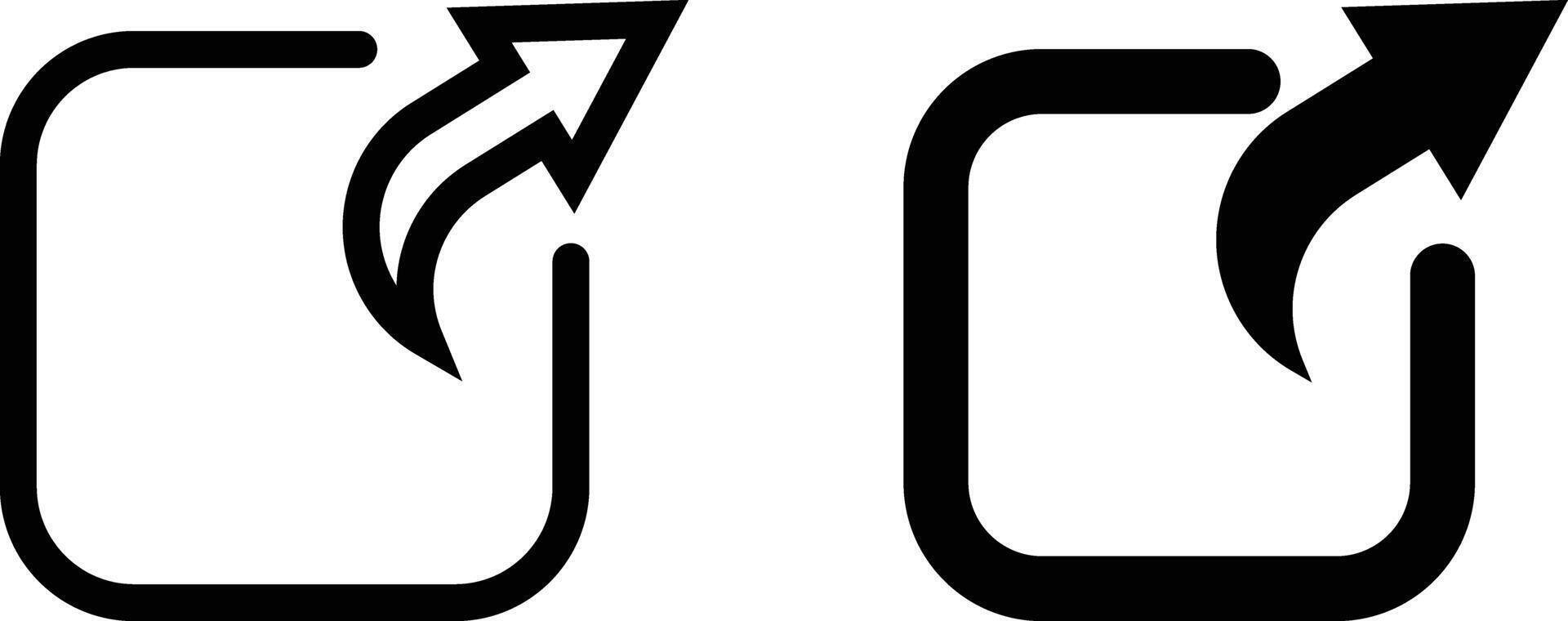 Share icon sheet, simple trendy flat style line and solid Isolated vector illustration on white background. For apps, logo, websites, symbol , UI, UX, graphic and web design. EPS 10.