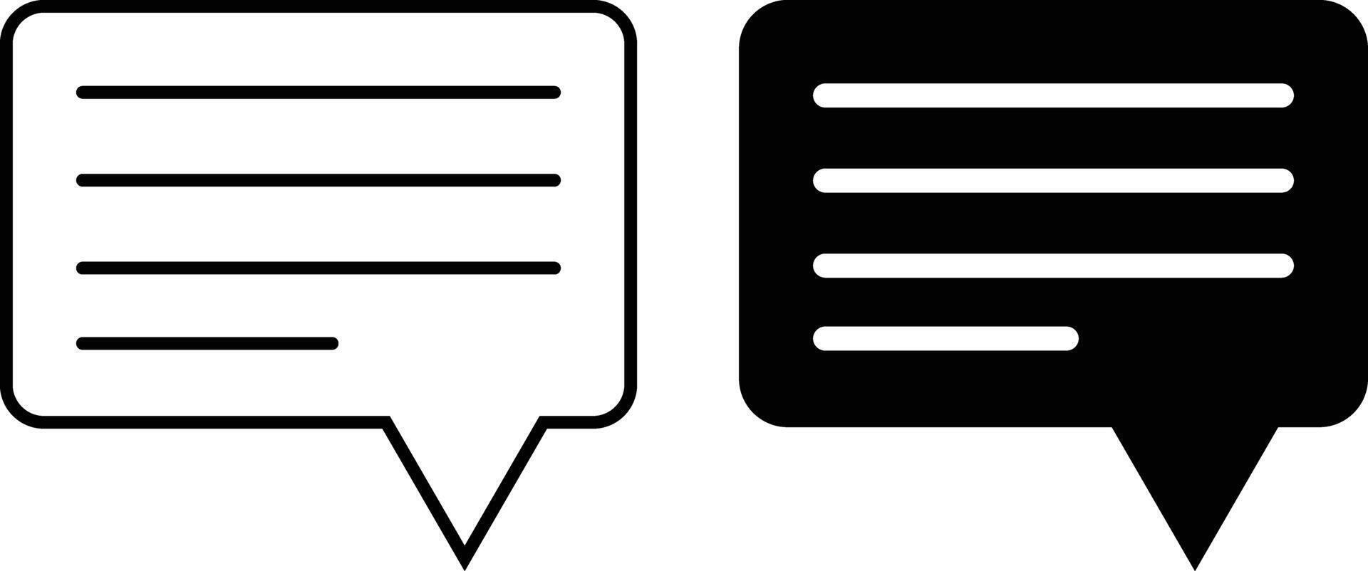 Comment icon sheet, simple trendy flat style line and solid Isolated vector illustration on white background. For apps, logo, websites, symbol , UI, UX, graphic and web design. EPS 10.