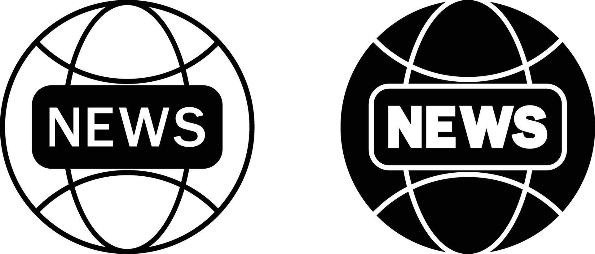 News icon sheet, simple trendy flat style line and solid Isolated vector illustration on white background. For apps, logo, websites, symbol , UI, UX, graphic and web design. EPS 10.