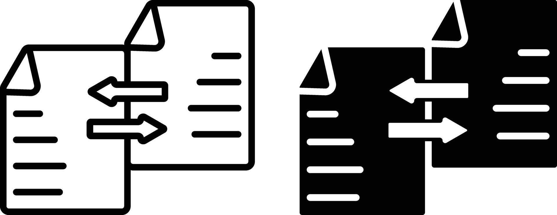 File transfer icon sheet, simple trendy flat style line and solid Isolated vector illustration on white background. For apps, logo, websites, symbol , UI, UX, graphic and web design. EPS 10.